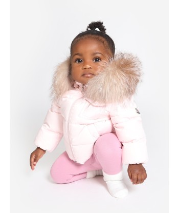 Moncler Enfant Baby Girls Down Padded K2 Jacket in Pink Comment ça marche