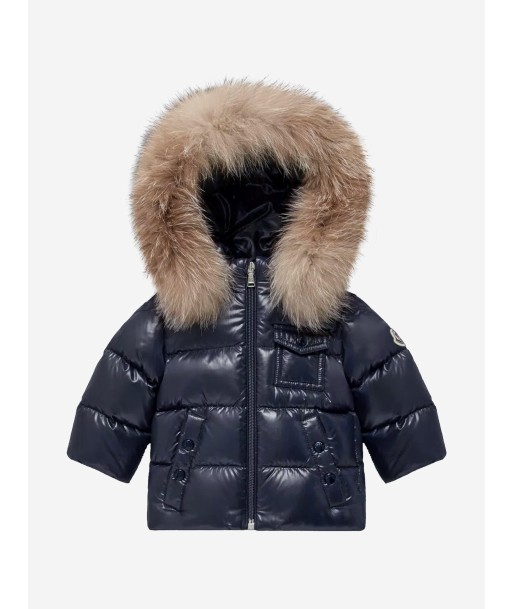 Moncler Enfant Baby Down Padded K2 Jacket in Navy les ligaments