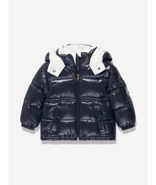 Moncler Enfant Baby Girls Down Padded Maire Jacket in Navy l'évolution des habitudes 