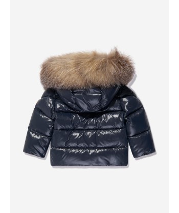 Moncler Enfant Baby Down Padded K2 Jacket in Navy les ligaments