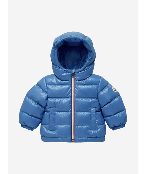 Moncler Enfant Baby Boys Down Padded New Aubert Jacket in Blue sélection de produits