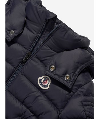 Moncler Enfant Baby Down Padded Jules in Navy du meilleur 