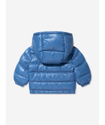 Moncler Enfant Baby Boys Down Padded New Aubert Jacket in Blue sélection de produits