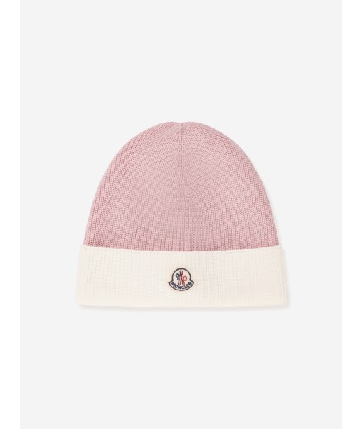 Moncler Enfant Baby Girls Beanie Hat in Pink en ligne des produits 