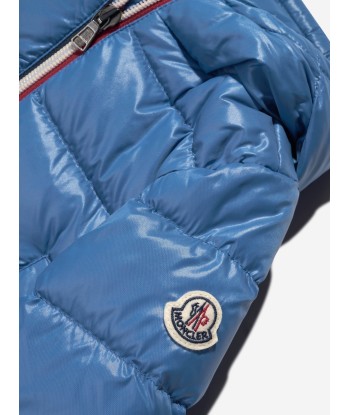 Moncler Enfant Baby Boys Down Padded New Aubert Jacket in Blue sélection de produits