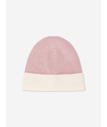 Moncler Enfant Baby Girls Beanie Hat in Pink en ligne des produits 