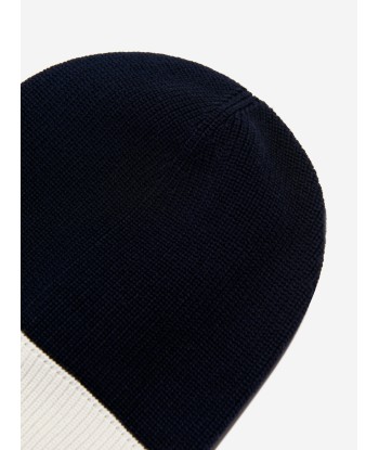 Moncler Enfant Baby Beanie Hat in Navy 2024