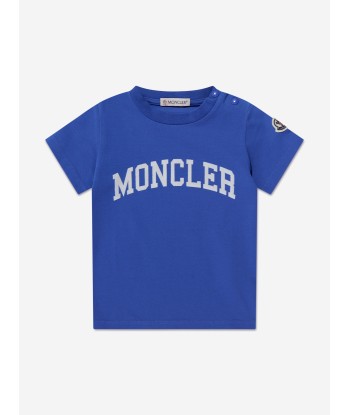 Moncler Enfant Baby Boys Logo T-Shirt in Blue votre