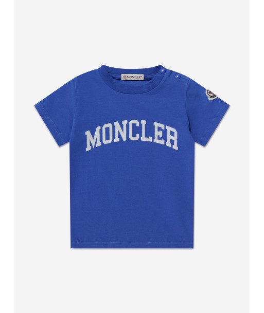 Moncler Enfant Baby Boys Logo T-Shirt in Blue votre