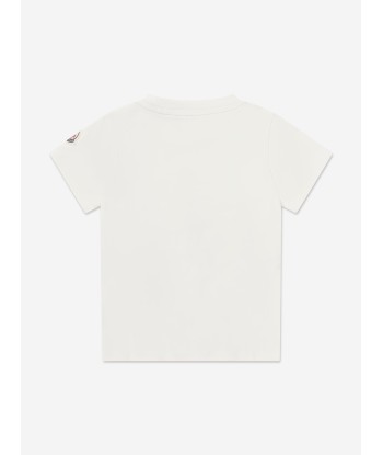 Moncler Enfant Baby Boys Plane Logo T-Shirt in Ivory de la marque