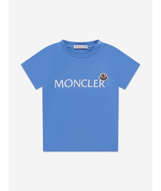 Moncler Enfant Baby Boys Logo T-Shirt in Blue Venez découvrir notre 