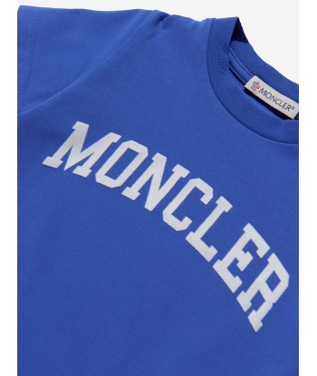 Moncler Enfant Baby Boys Logo T-Shirt in Blue votre