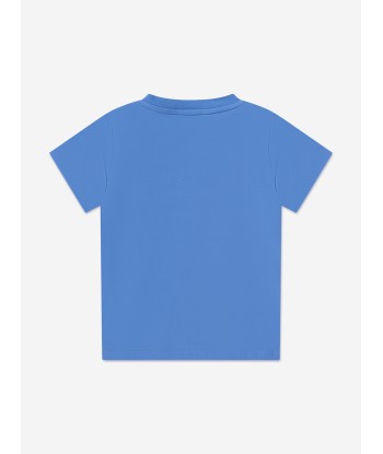 Moncler Enfant Baby Boys Logo T-Shirt in Blue Venez découvrir notre 