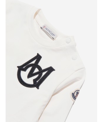 Moncler Enfant Baby Boys Long Sleeve Logo T-Shirt in Ivory s'inspire de l'anatomie humaine