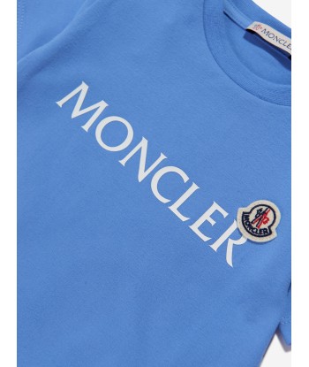 Moncler Enfant Baby Boys Logo T-Shirt in Blue Venez découvrir notre 