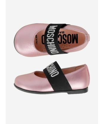 Moschino Girls Shoes - Leather Mary Jane Shoes Venez découvrir notre 