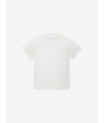 Moncler Enfant Baby Boys Logo T-Shirt in Ivory shop