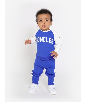 Moncler Enfant Baby Boys Logo Tracksuit in Blue outlet