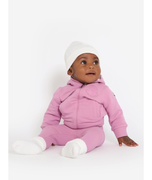 Moncler Enfant Baby Girls Logo Tracksuit in Pink l'achat 