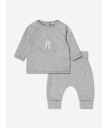 Moncler Enfant Baby T-Shirt And Pants Set in Grey Par le système avancé 