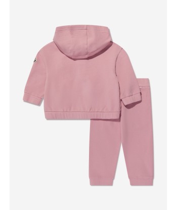 Moncler Enfant Baby Girls Logo Tracksuit in Pink votre