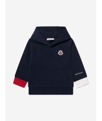 Moncler Enfant Baby Boys Logo Tracksuit in Navy Dans la société mordern