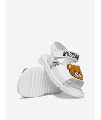 Moschino Girls Leather Teddy Bear Sandals en linge