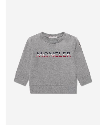 Moncler Enfant Baby Boys Logo Tracksuit Grey Faites des économies