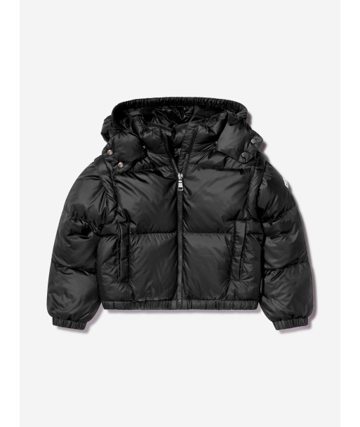 Moncler Enfant Girls Down Padded Vanya Jacket in Black sélection de produits