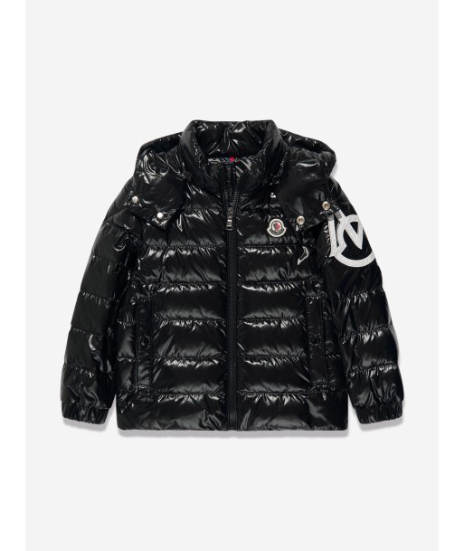 Moncler Enfant Boys Down Padded Saulx Jacket in Black de technologie