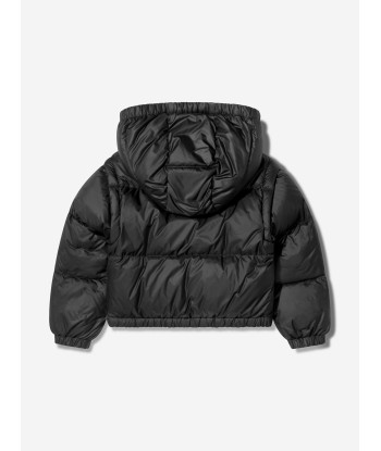 Moncler Enfant Girls Down Padded Vanya Jacket in Black sélection de produits