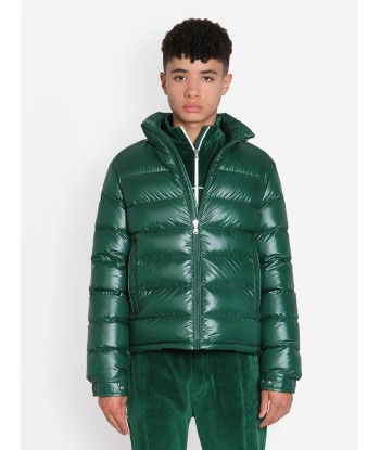 Moncler Enfant Boys Down Padded Bourne Jacket in Green livraison gratuite