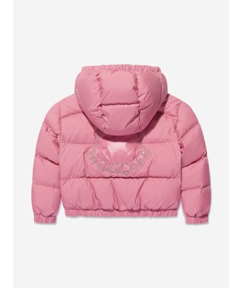 Moncler Enfant Girls Down Padded Ebre Jacket in Pink Comparez plus de prix