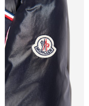 Moncler Enfant Boys Down Padded Michael Jacket in Navy commande en ligne