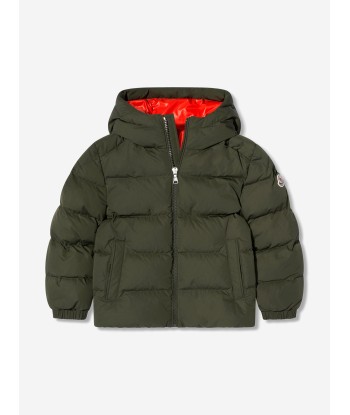 Moncler Enfant Boys Down Padded Eric Jacket in Green shop