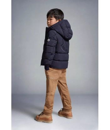 Moncler Enfant Boys Down Padded Eric Jacket in Navy du meilleur 