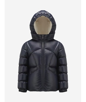 Moncler Enfant Girls Down Padded Seine Jacket in Navy Le MVP de beaucoup