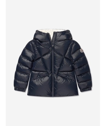 Moncler Enfant Girls Down Padded Seine Jacket in Navy Le MVP de beaucoup