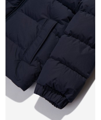 Moncler Enfant Boys Down Padded Eric Jacket in Navy du meilleur 