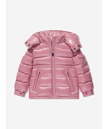 Moncler Enfant Girls Down Padded Maire Jacket in Pink la colonne vertébrale