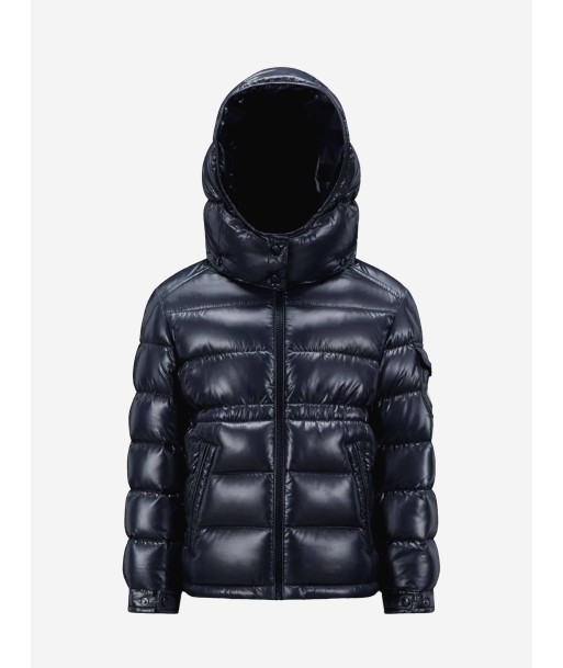 Moncler Enfant Girls Down Padded Maire Jacket in Navy le des métaux précieux