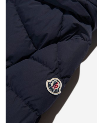 Moncler Enfant Boys Down Padded Eric Jacket in Navy du meilleur 