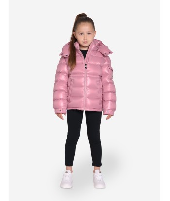 Moncler Enfant Girls Down Padded Maire Jacket in Pink la colonne vertébrale