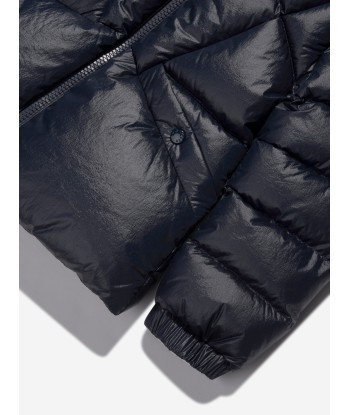 Moncler Enfant Girls Down Padded Seine Jacket in Navy Le MVP de beaucoup