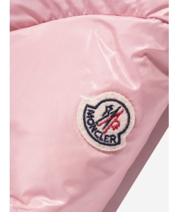 Moncler Enfant Girls Down Padded Abbaye Jacket in Pink sélection de produits