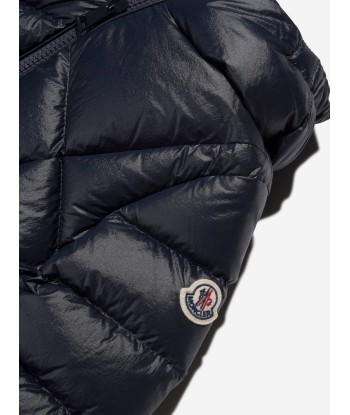 Moncler Enfant Girls Down Padded Seine Jacket in Navy Le MVP de beaucoup