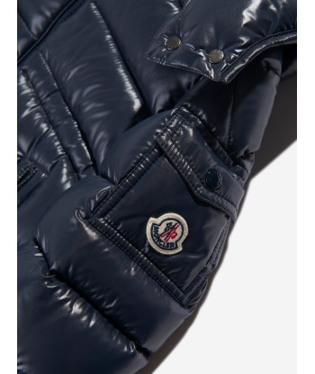 Moncler Enfant Girls Down Padded Maire Jacket in Navy le des métaux précieux