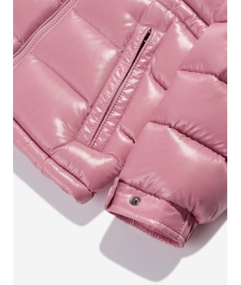 Moncler Enfant Girls Down Padded Maire Jacket in Pink la colonne vertébrale