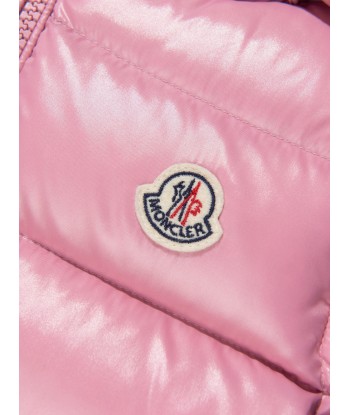 Moncler Enfant Girls Down Padded Ania Gilet in Pink Par le système avancé 