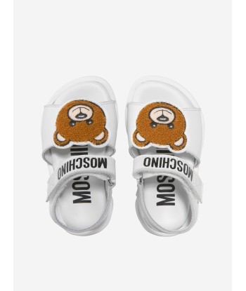 Moschino Girls Leather Teddy Bear Sandals en linge